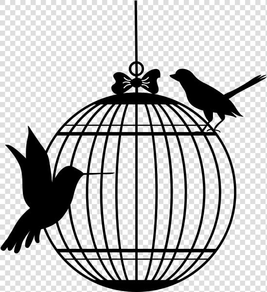 Silueta Jaula De Pajaros   Png Download   Cage Silhouette  Transparent PngTransparent PNG