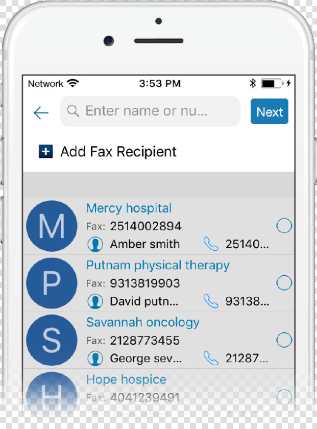 Image Of Qliqsoft Snap  amp  Fax Feature For Secure Texting   Iphone  HD Png DownloadTransparent PNG