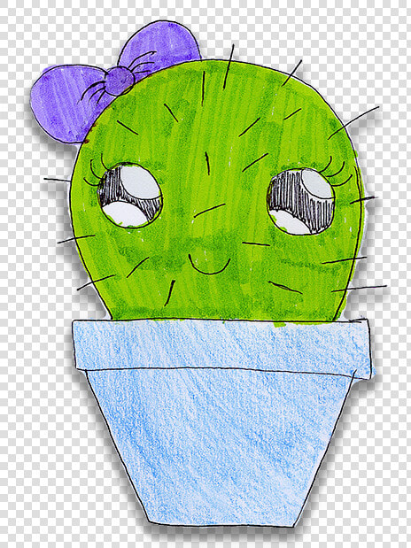 Kawaii Cactus Stickers Messages Sticker 0   Sticker  HD Png DownloadTransparent PNG