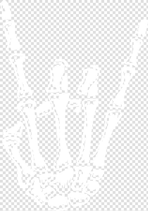 Rock N Roll Skeleton Hand   Png Download   Rock Horns Skeleton Shirt  Transparent PngTransparent PNG