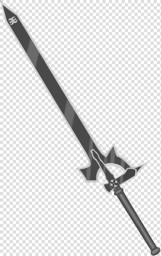 Transparent Real Sword Png   Sao Kirito Sword Png  Png DownloadTransparent PNG