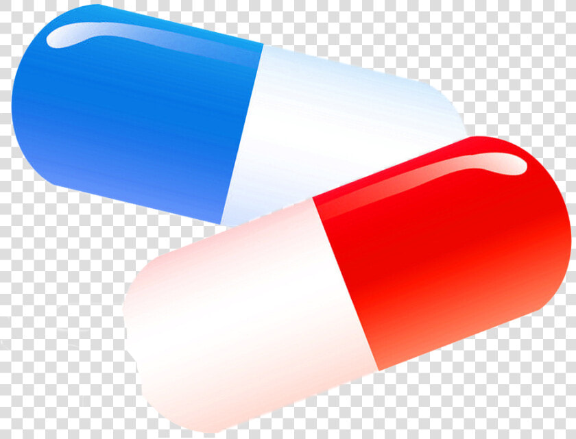 Vector Pills Red Pill   Red  amp  Blue Capsule  HD Png DownloadTransparent PNG