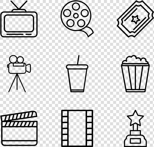 Movies Vector Clapboard   Utensil Icon Transparent Background  HD Png DownloadTransparent PNG