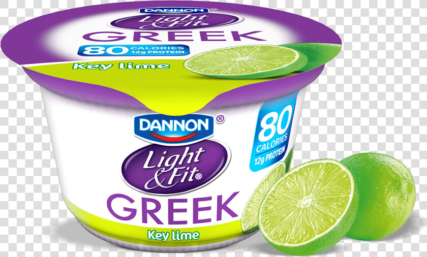 Key Lime Greek Yogurt   Dannon Light And Fit Greek Yogurt  HD Png DownloadTransparent PNG