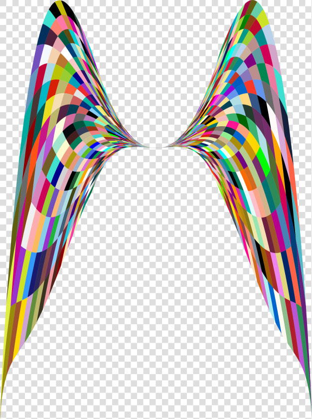 Colorful Geometric Angel Wings Clip Arts   Colorful Angel Wings Transparent  HD Png DownloadTransparent PNG