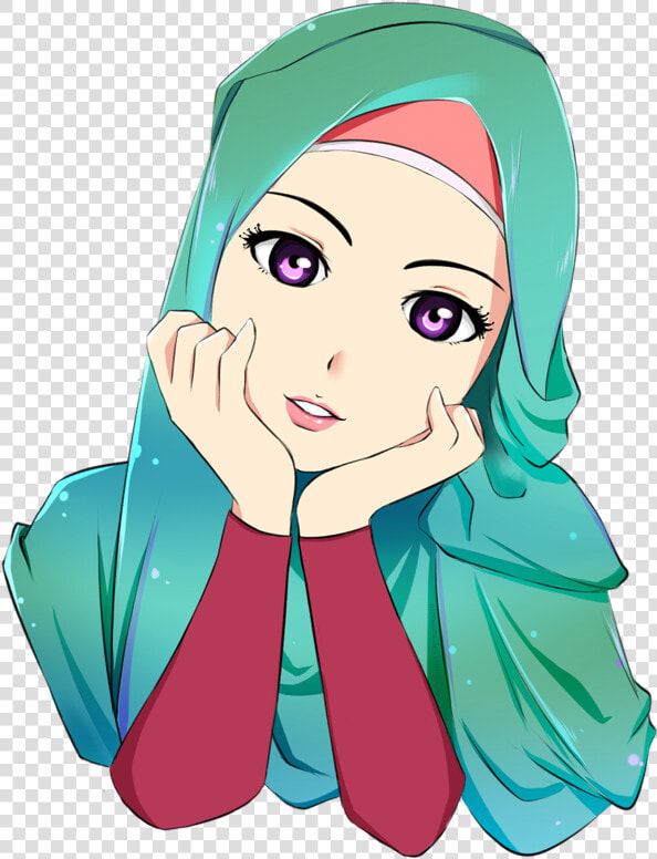 Hijab Drawing Muslim Cartoon Islam Hq Image Free Png   Cute Girl Hijab Cartoon  Transparent PngTransparent PNG