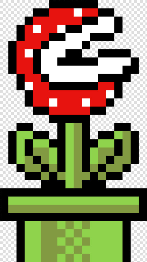 Mario Venus Fly Trap   Mario Piranha Plant Pixel  HD Png DownloadTransparent PNG