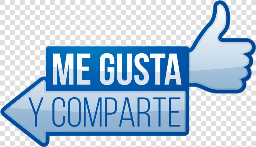 Me Gusta Y Comparte Arrow And Thumb   Comparte Png  Transparent PngTransparent PNG