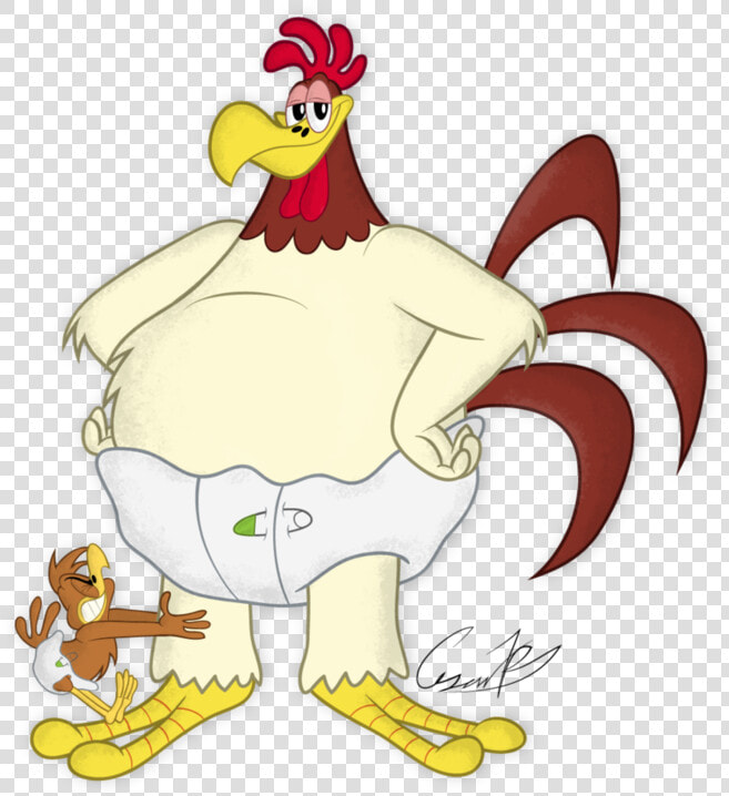 Com Foghorn Leghorn   Foghorn Leghorn Chicken Hawk  HD Png DownloadTransparent PNG