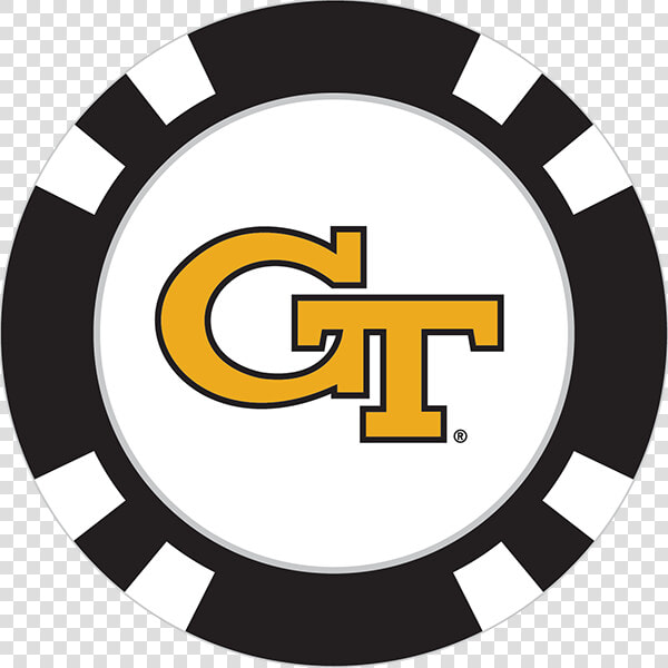 Georgia Tech Yellowjackets Poker Chip Ball Marker   New England Patriots Logo Circle  HD Png DownloadTransparent PNG