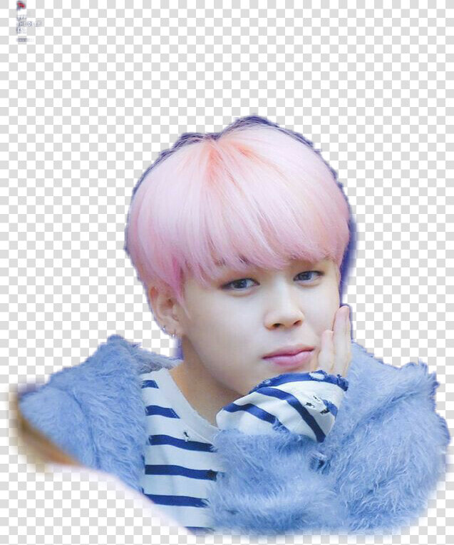  jimin Fofo   Jimin Fansign Pink Hair  HD Png DownloadTransparent PNG