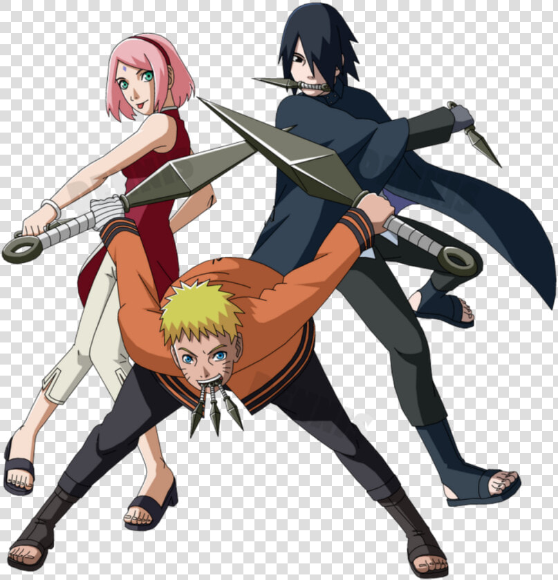  naruto  sasuke  sakura  kakashi  shippuden   Boruto Naruto Next Generations Team 7  HD Png DownloadTransparent PNG