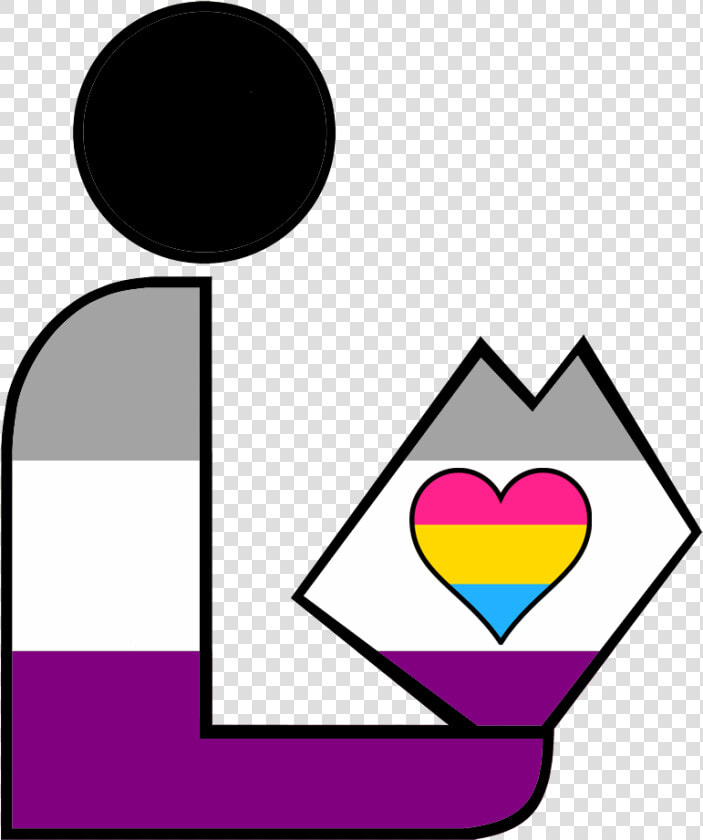 Asexual Panromantic Library Logo 2  HD Png DownloadTransparent PNG