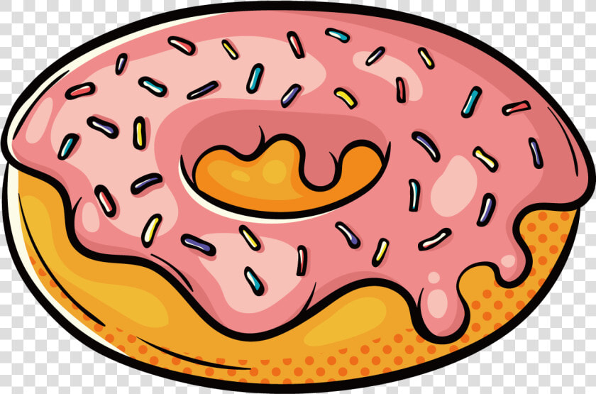 Coffee And Doughnuts Fast   Donut Pop Art  HD Png DownloadTransparent PNG