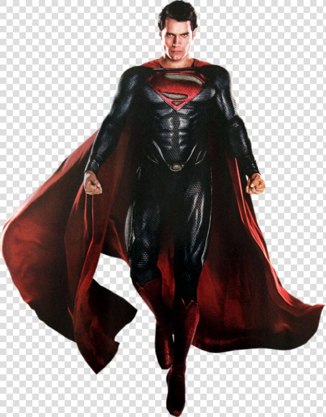 Superman Man Of Steel Full Body  HD Png DownloadTransparent PNG