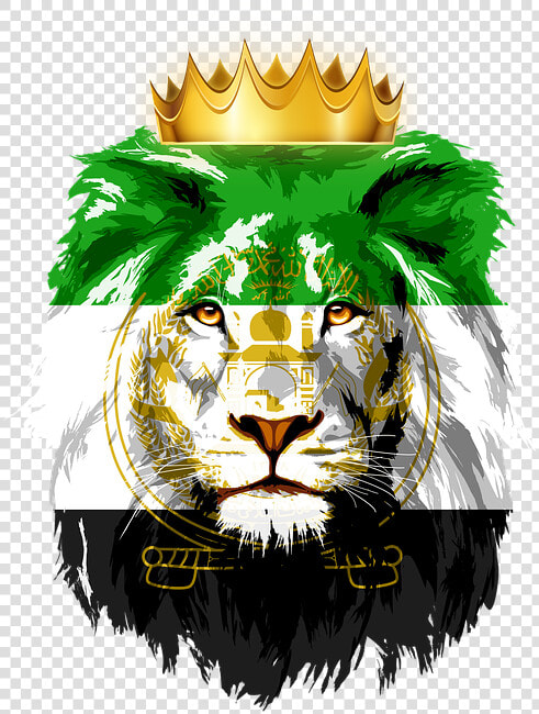 Lion  King  Crown  Flag  Iran  Tajikistan  Afghanistan   Lion  39 s Face Clipart  HD Png DownloadTransparent PNG