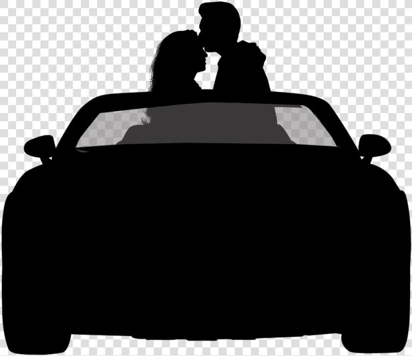 Car Couple Png   Couple In Car Silhouette  Transparent PngTransparent PNG