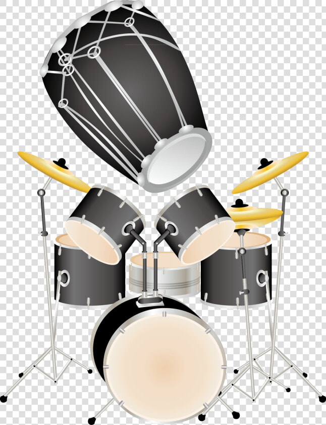 Transparent Drums Clipart   Instrument De Musique Moderne  HD Png DownloadTransparent PNG