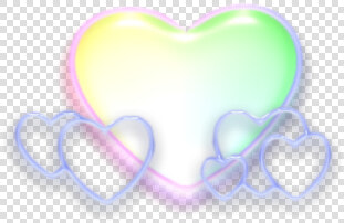  kidcore  rainbow  grudge  aesthetic  png  soft  cute   Heart  Transparent PngTransparent PNG