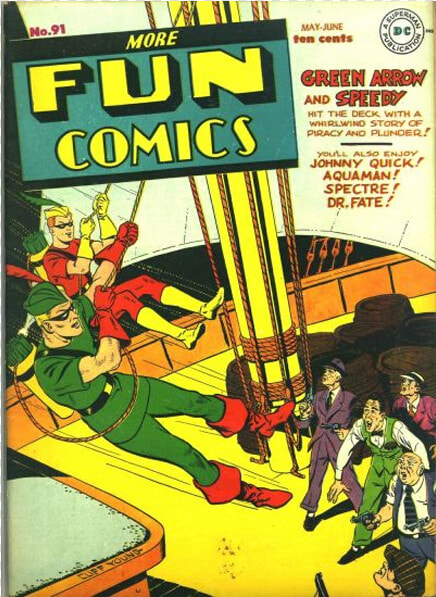 Green Arrow Comics 1941  HD Png DownloadTransparent PNG