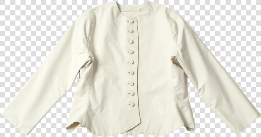 Scallop Edge Jacket In Canvas   Blouse  HD Png DownloadTransparent PNG