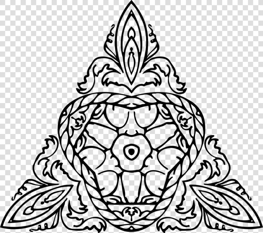 Art symmetry monochrome Photography   Design Celtic Knot Triangle  HD Png DownloadTransparent PNG