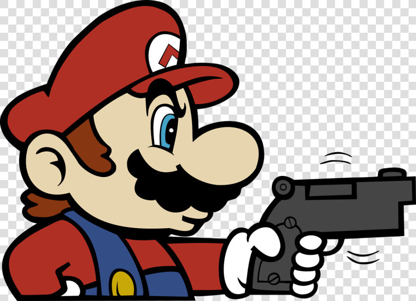 Heres Hi res Mario Holding A Gun   Mario With A Gun Png  Transparent PngTransparent PNG