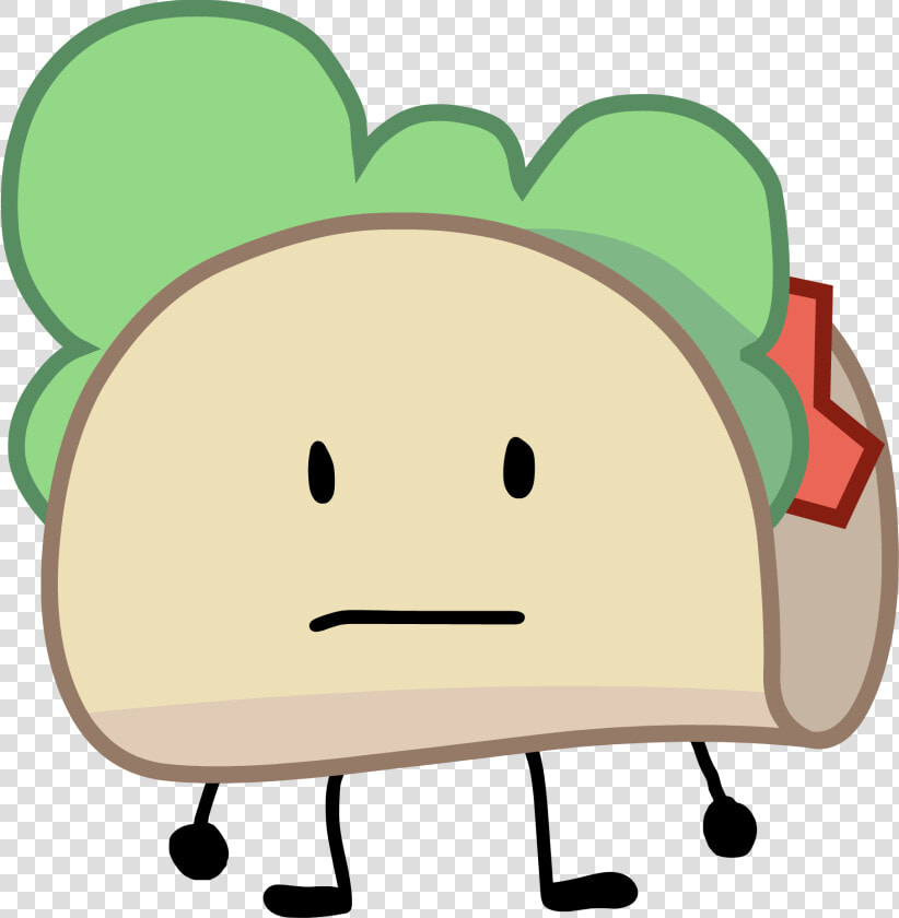 Battle For Dream Island Wiki   Transparent Bfb Taco Asset  HD Png DownloadTransparent PNG