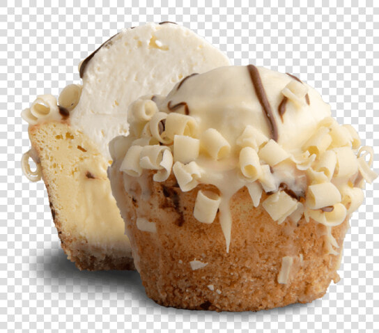 Cross section View Of A White Chocolate Fudge Bomb   Cupcake  HD Png DownloadTransparent PNG