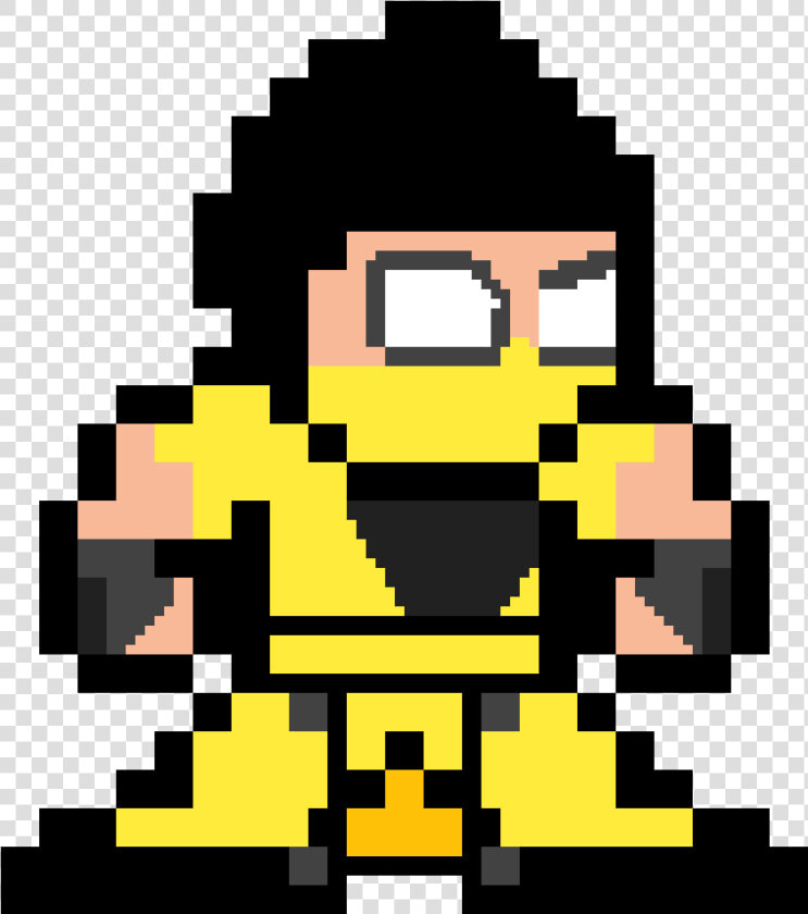 Megaman Clipart 8 Bit Png   Sub Zero Pixel Art  Transparent PngTransparent PNG