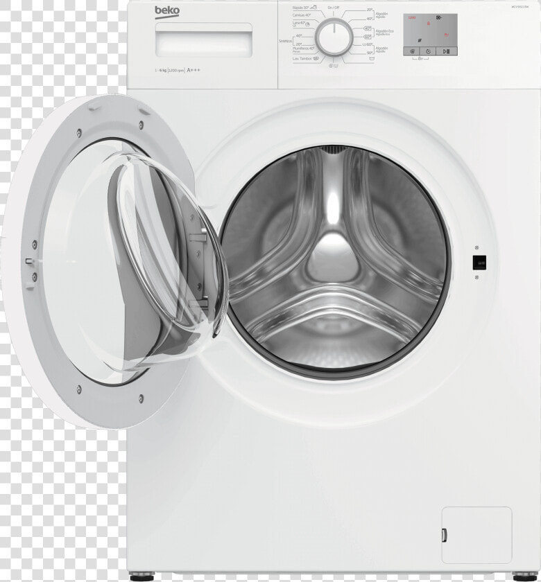 6 Kg 1200 Rpm Lavadora De Libre Instalación Wcv 6611   Beko Çamaşır Makinesi 10122 D  HD Png DownloadTransparent PNG