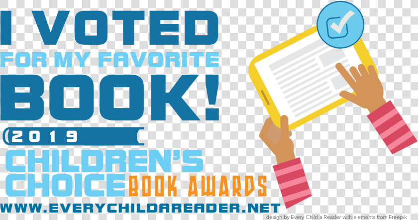 I Voted Badge Teen   Children  39 s Choice Book Awards  HD Png DownloadTransparent PNG