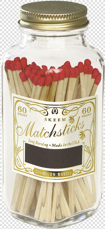 Matchstick Jar From Skeem Design   Matches For A Bathroom  HD Png DownloadTransparent PNG