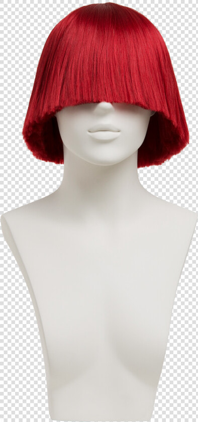 Transparent Red Wig Png   Lace Wig  Png DownloadTransparent PNG