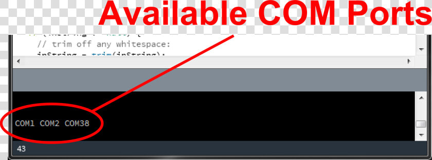 List Of Possible Com Ports Listed On A Computer   Graphic Design  HD Png DownloadTransparent PNG