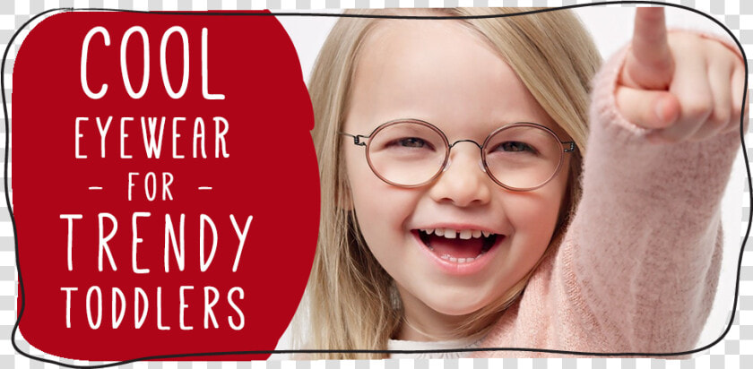 Little Girl With Smart Eye Glasses   Kinderbril Lindberg  HD Png DownloadTransparent PNG