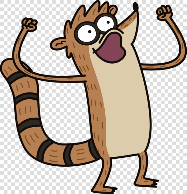 Rigby Looking Excited   Rigby Regular Show Png  Transparent PngTransparent PNG