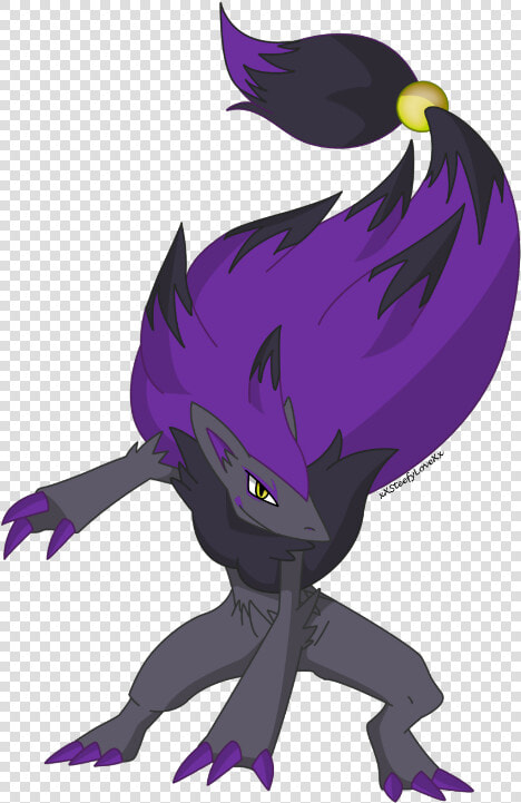 Grey Zoroark   Png Download   Zoroark Png  Transparent PngTransparent PNG