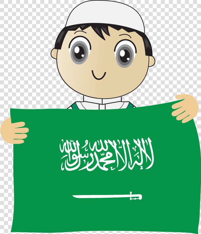 Transparent Saudi Flag Clipart   Saudi Arabia Flag Cartoon  HD Png DownloadTransparent PNG