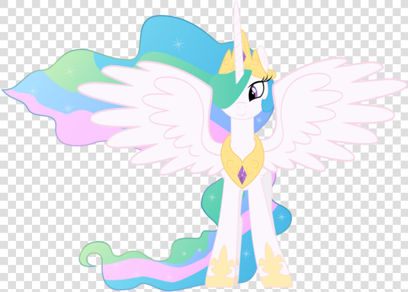 Transparent Princess Celestia Png   Mlp Princess Celestia Front  Png DownloadTransparent PNG