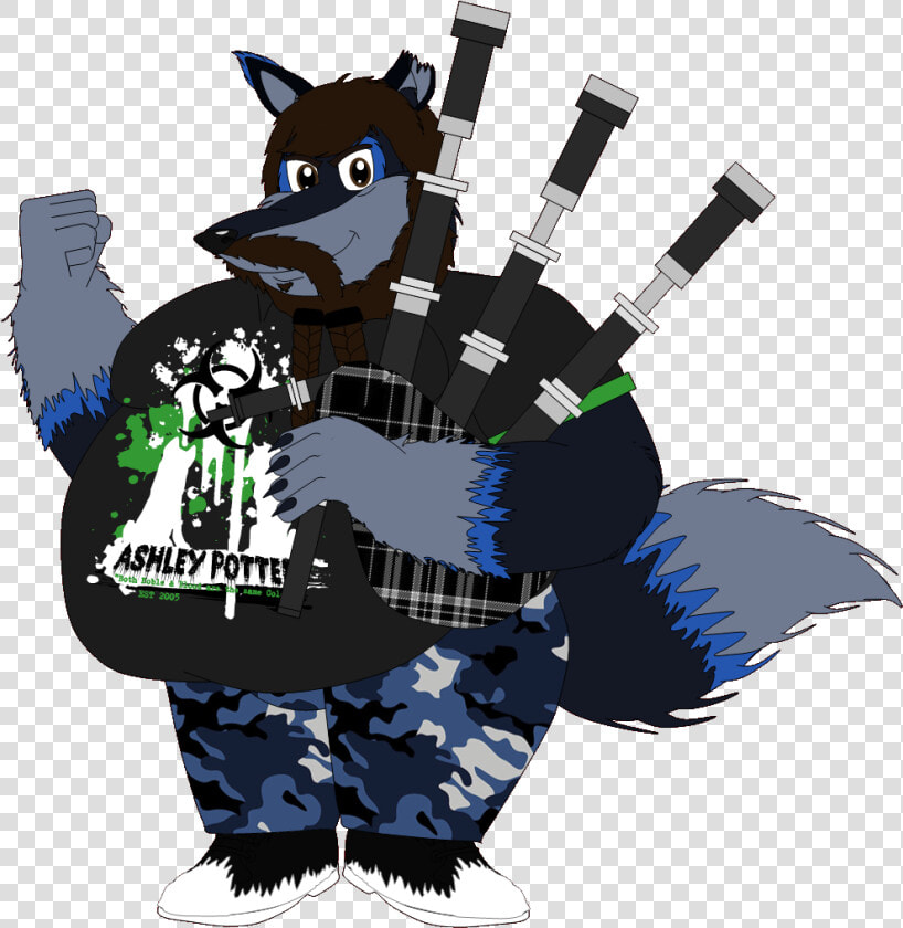 Ashley Render   Bagpipes   Cartoon  HD Png DownloadTransparent PNG