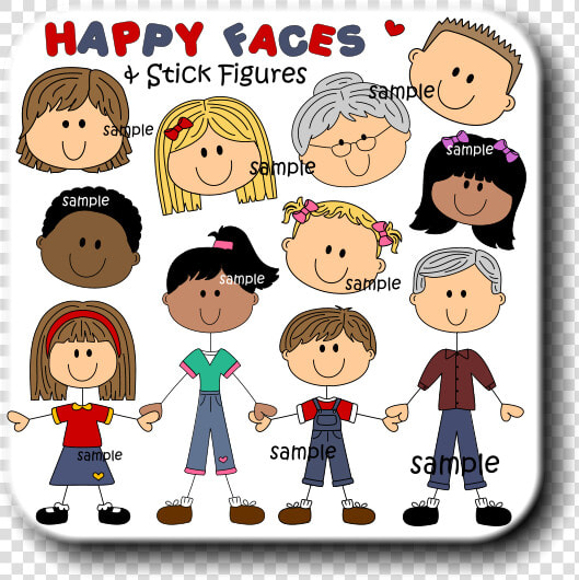  amp  Stick Figures Sample Sample Sample Sample Sample   Family Members Clipart Free  HD Png DownloadTransparent PNG