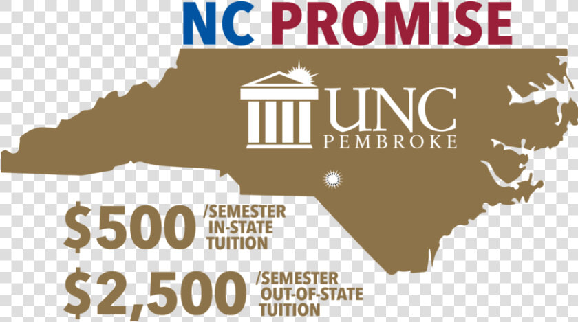 Nc Promise Beginning Fall 2018   500 semester In State   University Of North Carolina Tuition  HD Png DownloadTransparent PNG