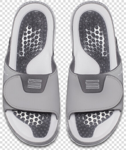 Jordan Hydro Xi Retro Aa1336 004 Medium Grey white gunsmoke   Nike  HD Png DownloadTransparent PNG