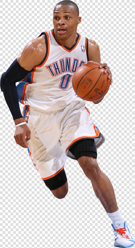 Transparent Basketball Players Clipart   Russell Westbrook Dunk Png  Png DownloadTransparent PNG