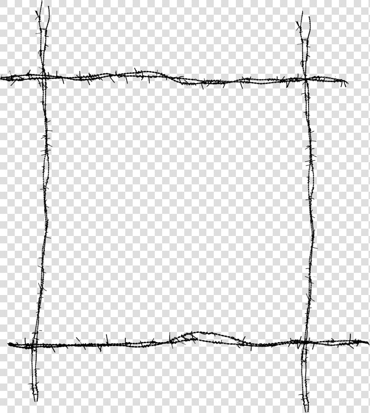 Barb Wire Frame Png  Transparent PngTransparent PNG