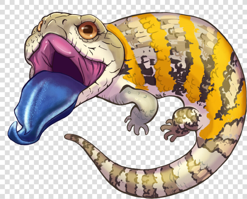 Blue Tongue Skink Art  HD Png DownloadTransparent PNG