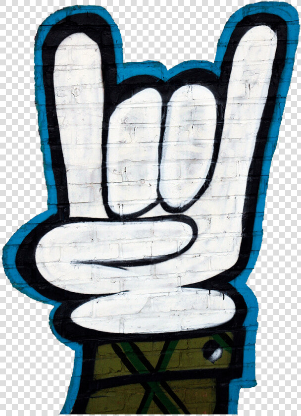 Graffiti  Hand Signals  Isolated  Corna  Mano Cornuta   Graffiti Png  Transparent PngTransparent PNG