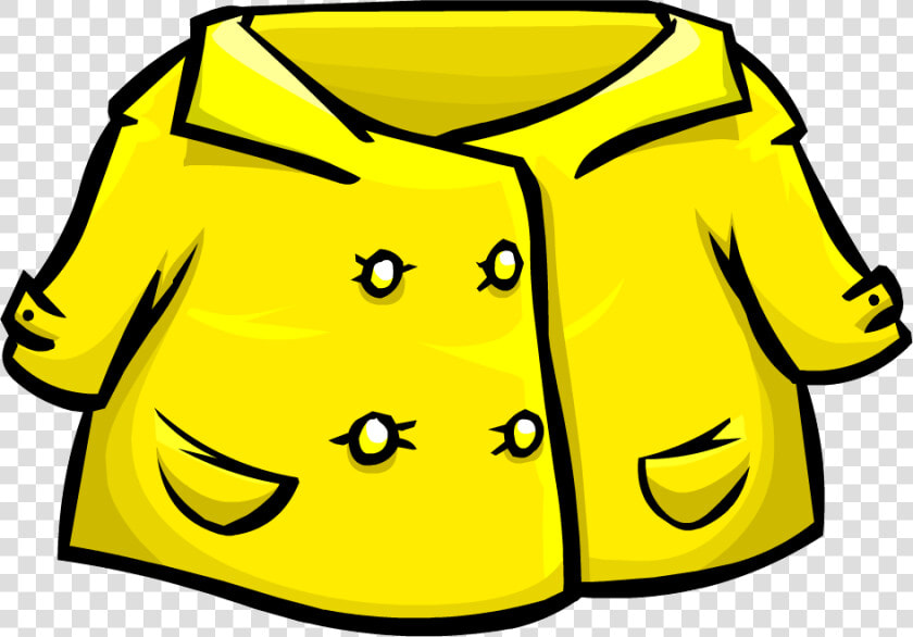 Coat Clipart Yellow Raincoat   Yellow Raincoat Clipart  HD Png DownloadTransparent PNG