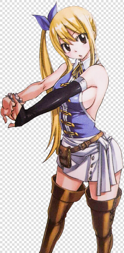 Collection Of Free Manga Transparent Lucy Heartfilia   Lucy Heartfilia Hiro Mashima Art  HD Png DownloadTransparent PNG